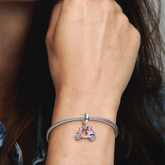 Pandora Pink Scooter Dangle Charm - Picture 4 of 5